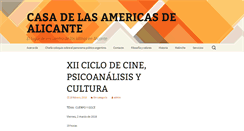 Desktop Screenshot of lacasadelasamericas.org